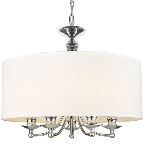 Przejdź do produktu lampa wisząca Abu Dhabi srebrna 50 cm 2 kolory abażura