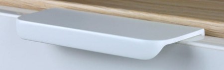 uchwyt-krawedziowy-nakladany-flat-kolor biały 10 cm