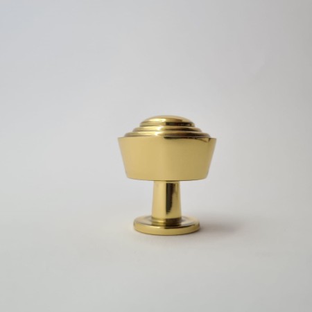 gałka meblowa GM108 mosiądz szczotkowany polerowany