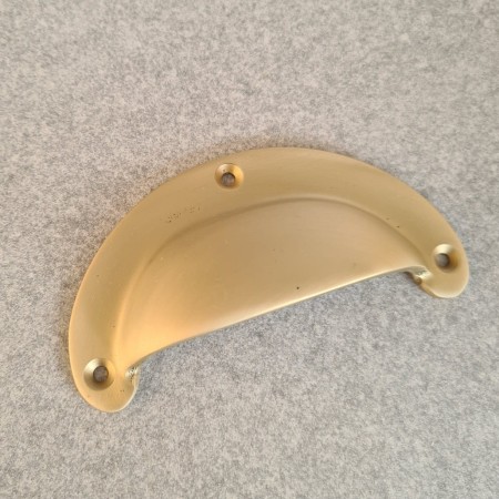 uchwyt meblowy muszla mosiężny GM128  mosiądz szczotkowany lakierowany mat