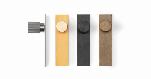 Przejdź do produktu gałka meblowa Stripes z podkładką 4 kolory