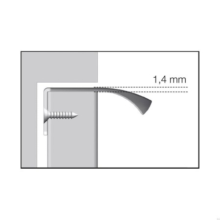 wymiary uchwyt Edge czarny 100 mm