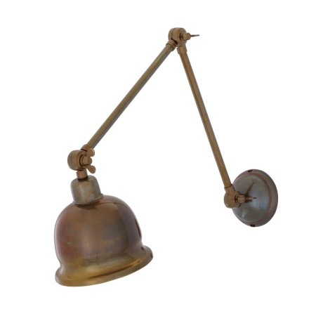 Lampa ścienna Dale antyczny mosiądz