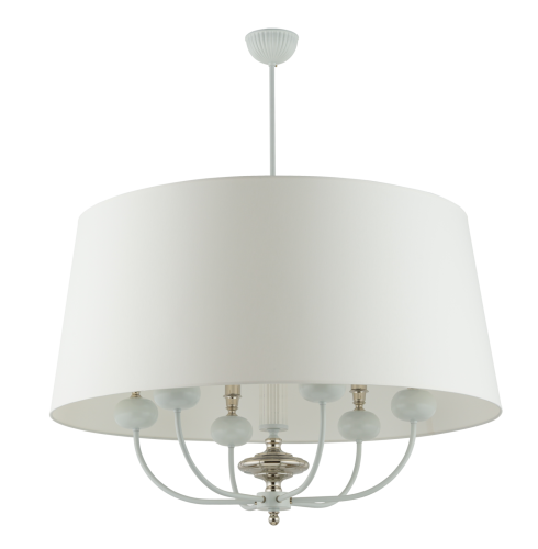 Przejdź do produktu Lampa wisząca Narni 6 z abażurami 4 kolory wykończenia