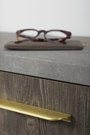 uchwyt złoto szczotkowane Tongue 160 mm