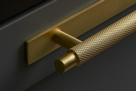 reling meblowy joan złoto 128 mm z podkładka