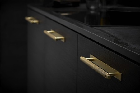 uchwyt do mebli joan złoty z podkładką 192 mm