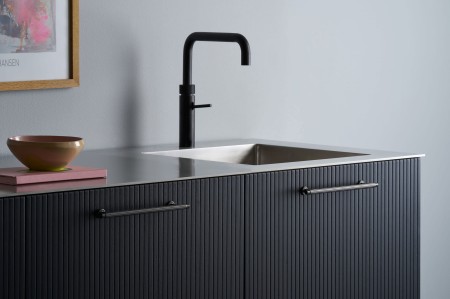 reling meblowy Brau antracyt 128 mm aranżacja