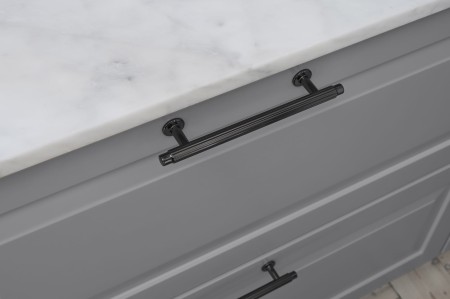 uchwyt kuchenny Brau czarny nikiel 192 mm