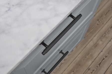 uchwyt meblowy Brau czarny nikiel 192 mm do kuchni