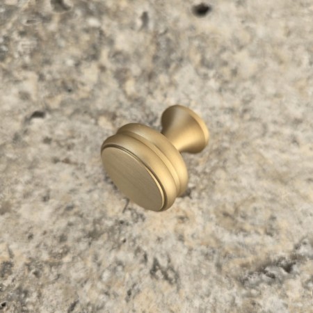 gałka mosiądz szczotkowany lakier mat GM143