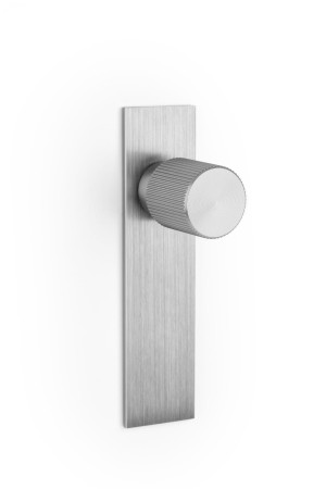 gałka stripes rustykalny srebrny z podkładką