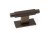 uchwyt meblowy rustyklany brąz Stripes Tbar 0588 z podkładką
