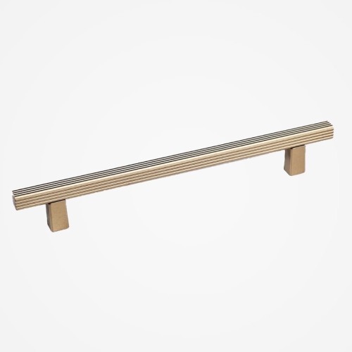 Przejdź do produktu Uchwyt reling meblowy Barbel złoty rozstaw 160 i 320 mm 