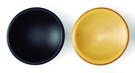 gałki dysk czarna i złota