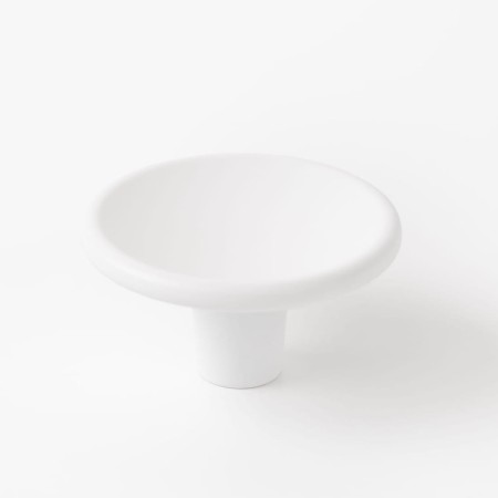 gałka dysk 38 mm biała