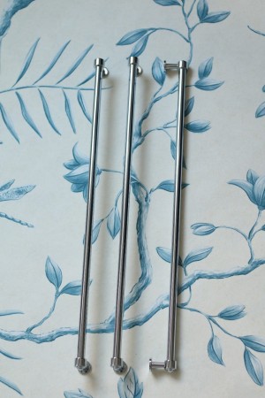 uchwyt reling do szuflad mosiężny RM308 kolor chrom