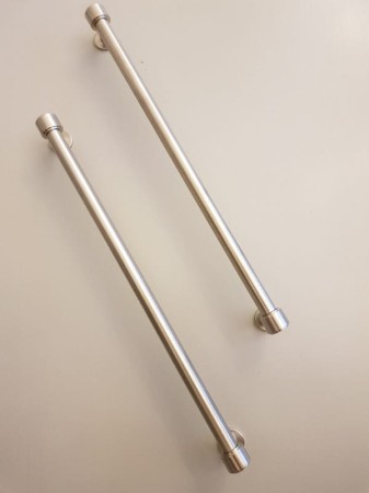 mosiężny reling uchwyt meblowy nikiel satyna RM309