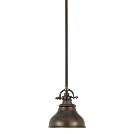 lampa wisząca Elstead emery brązowa mała