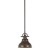 lampa wisząca Elstead emery brązowa mała