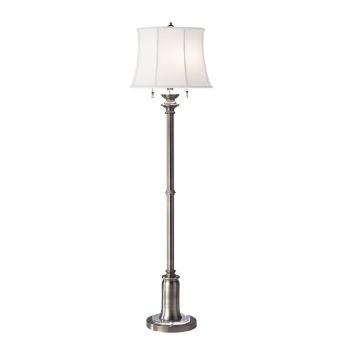 Przejdź do produktu lampa podłogowa srebrna z abażurem Stateroom