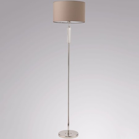 lampa stojąca Artu z abażurem kolor nikiel