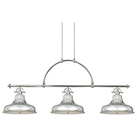 lampa emery chrom potrójna nad stół wyspe