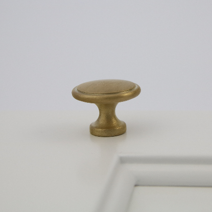 gałka meblowa GM110 mosiądz szczotkowany lakierowany