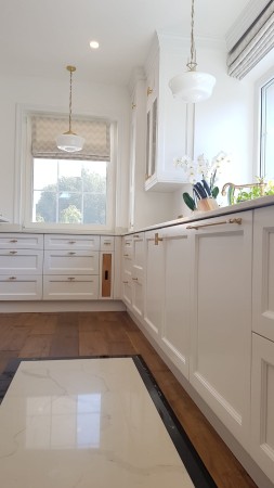 złote uchwyty relingi kuchenne do szuflad z mosiądzu