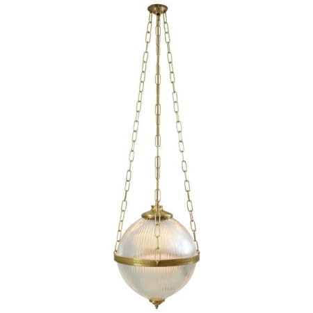 złota lampa wisząca kuchenna Victoria klosz szkło