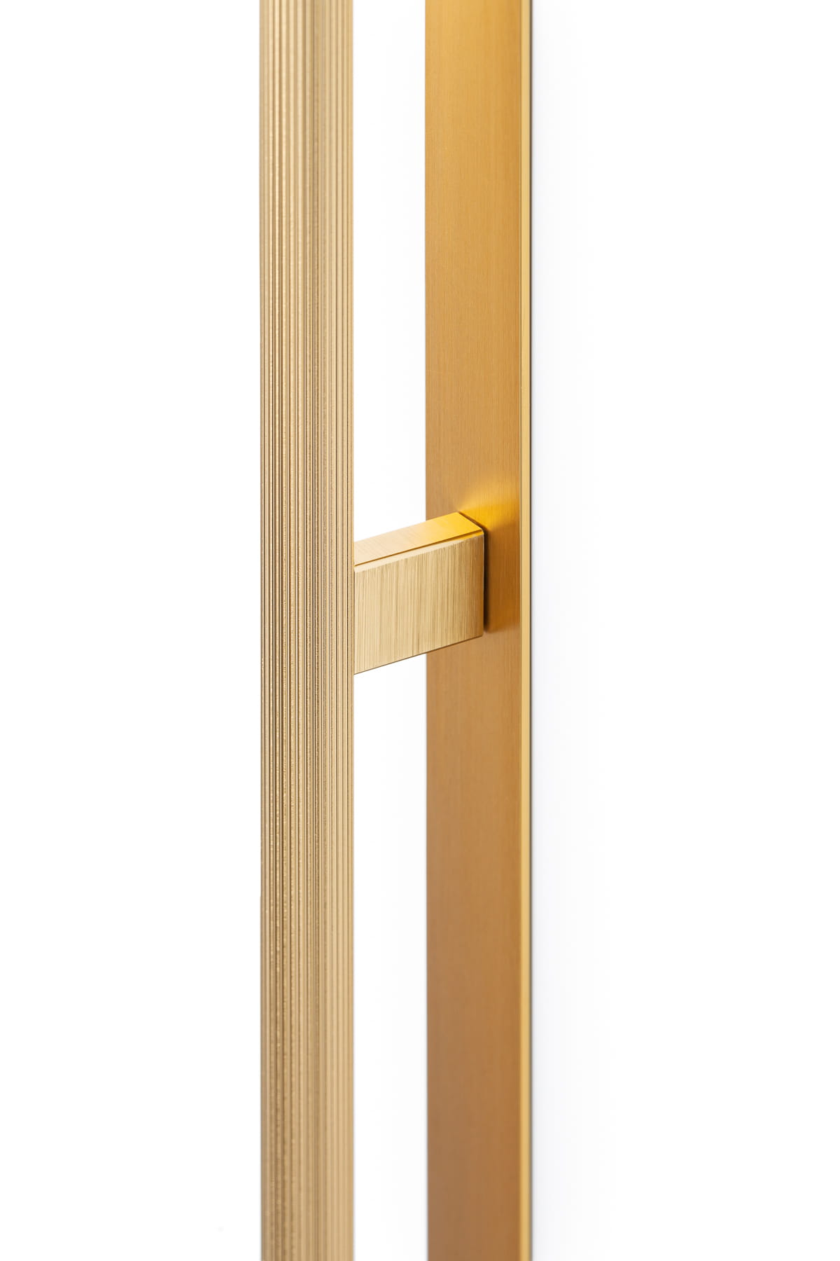 uchwyt meblowy szczotkowany złoty Stripes 1178  mm z podkładką 1