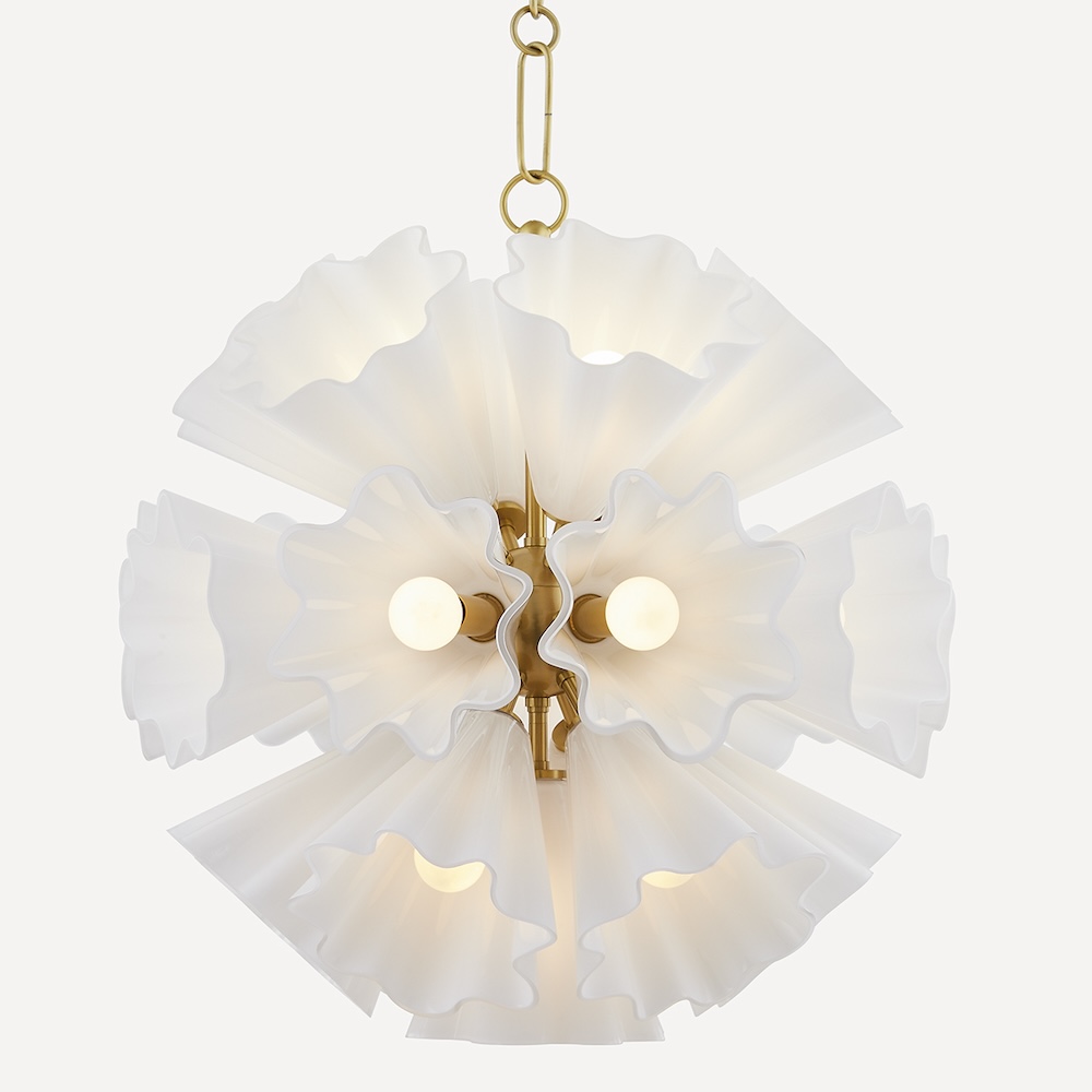 Lampa wisząca Capri włączona