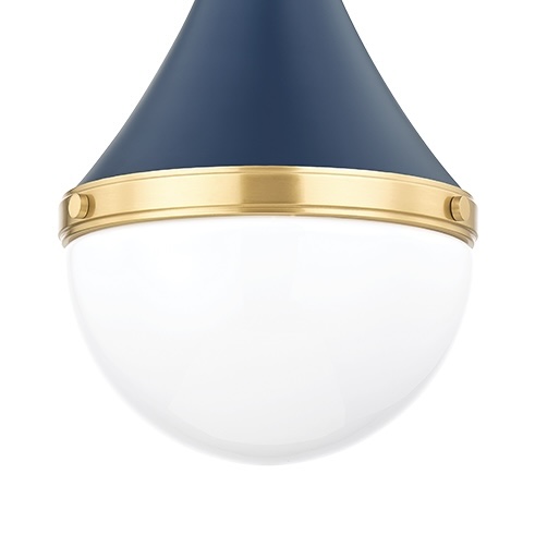 Lampa wisząca Ciara niebieska