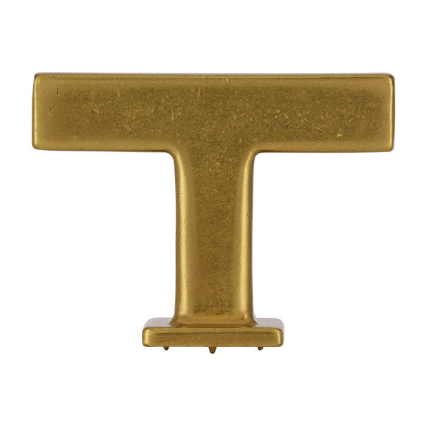 uchwyt meblowy Tbar antyczne złoto  2520 bok