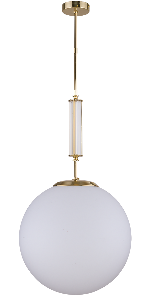 lampa Artu Glass 35cm mosiądz poler