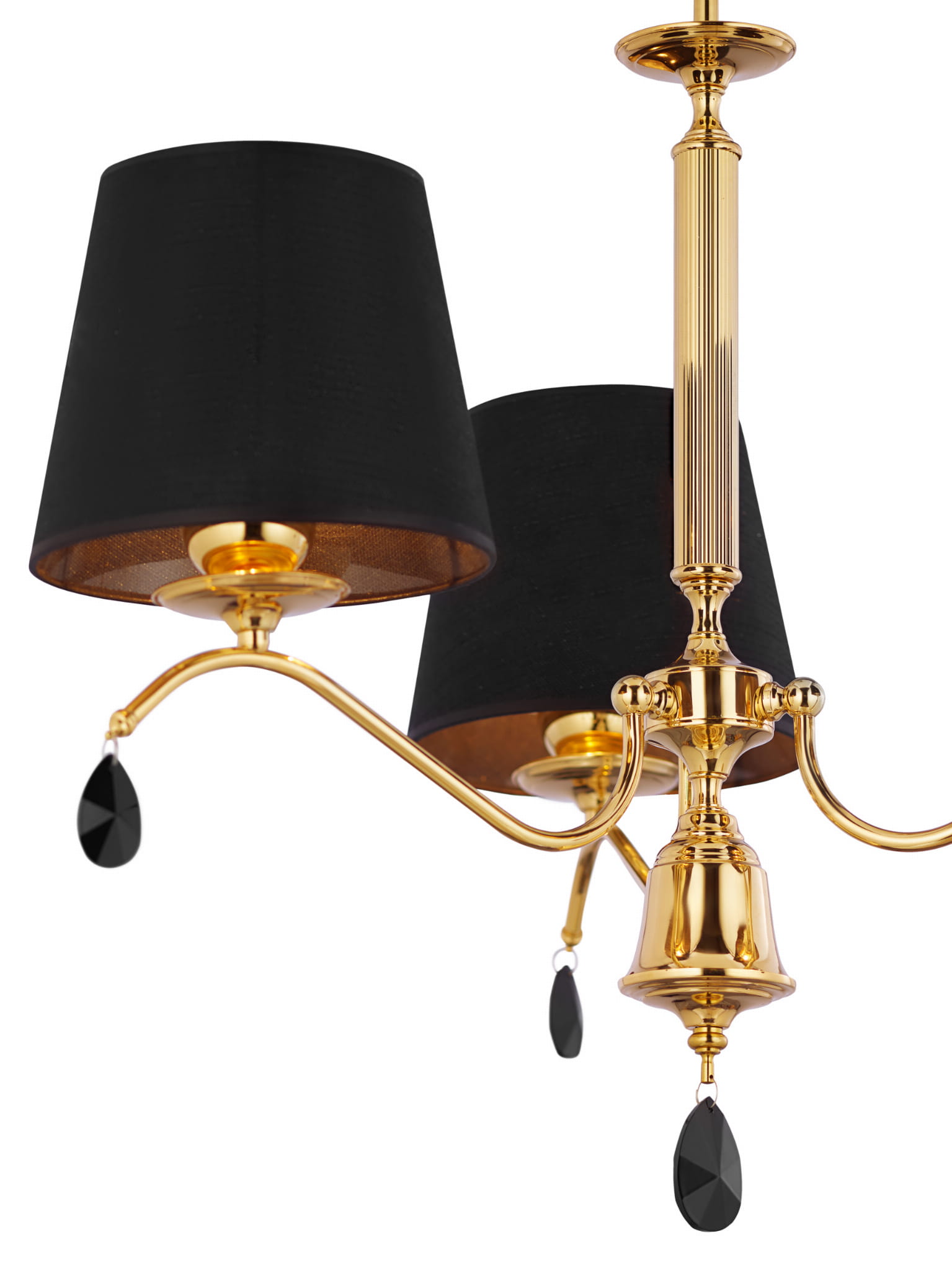 Żyrandol Black w stylu glamour klasycznym