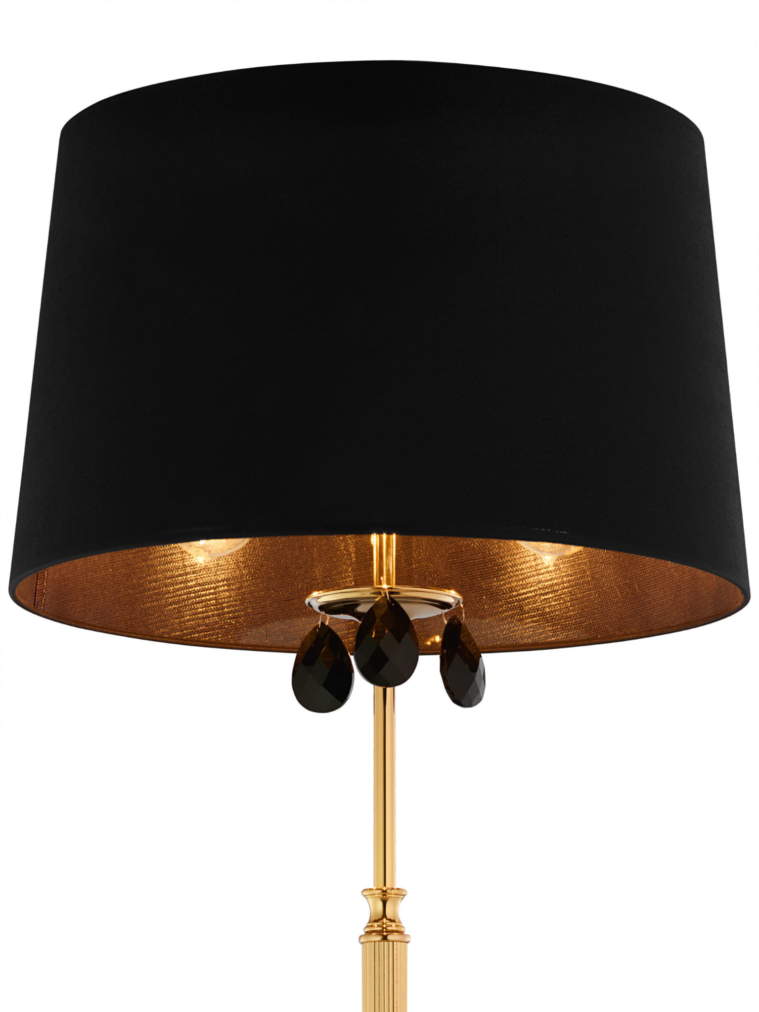 Lampa stojąca Black czarno złota