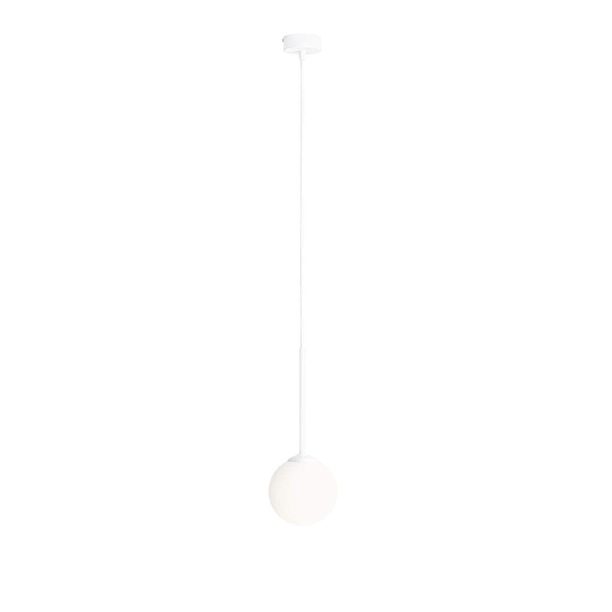 Lampa wisząca Malmo kula 14 cm biała