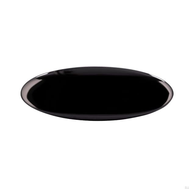 gałka 2441 owalna czarny nikiel