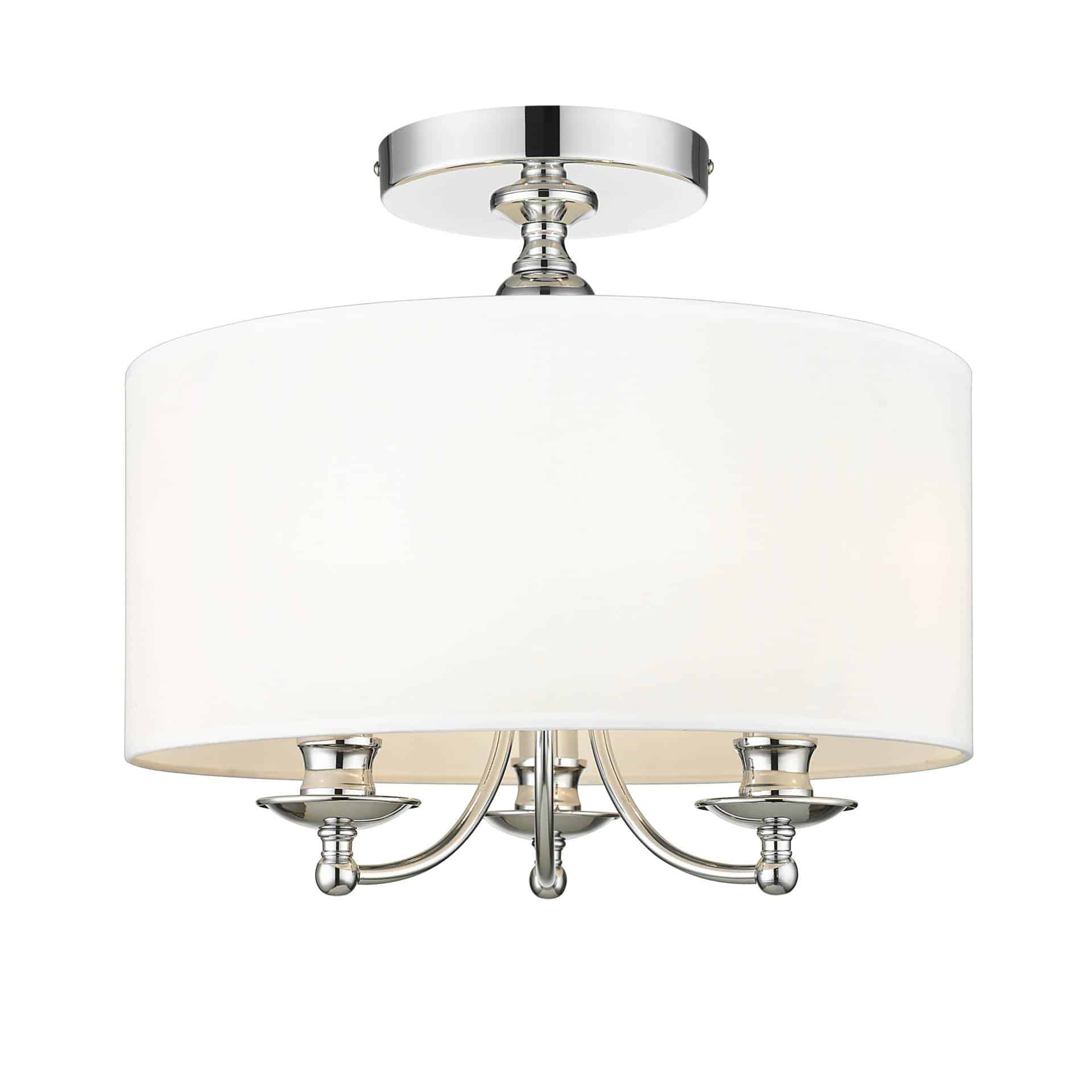 plafon Abu Dhabi srebrno biały C03466CH-WH