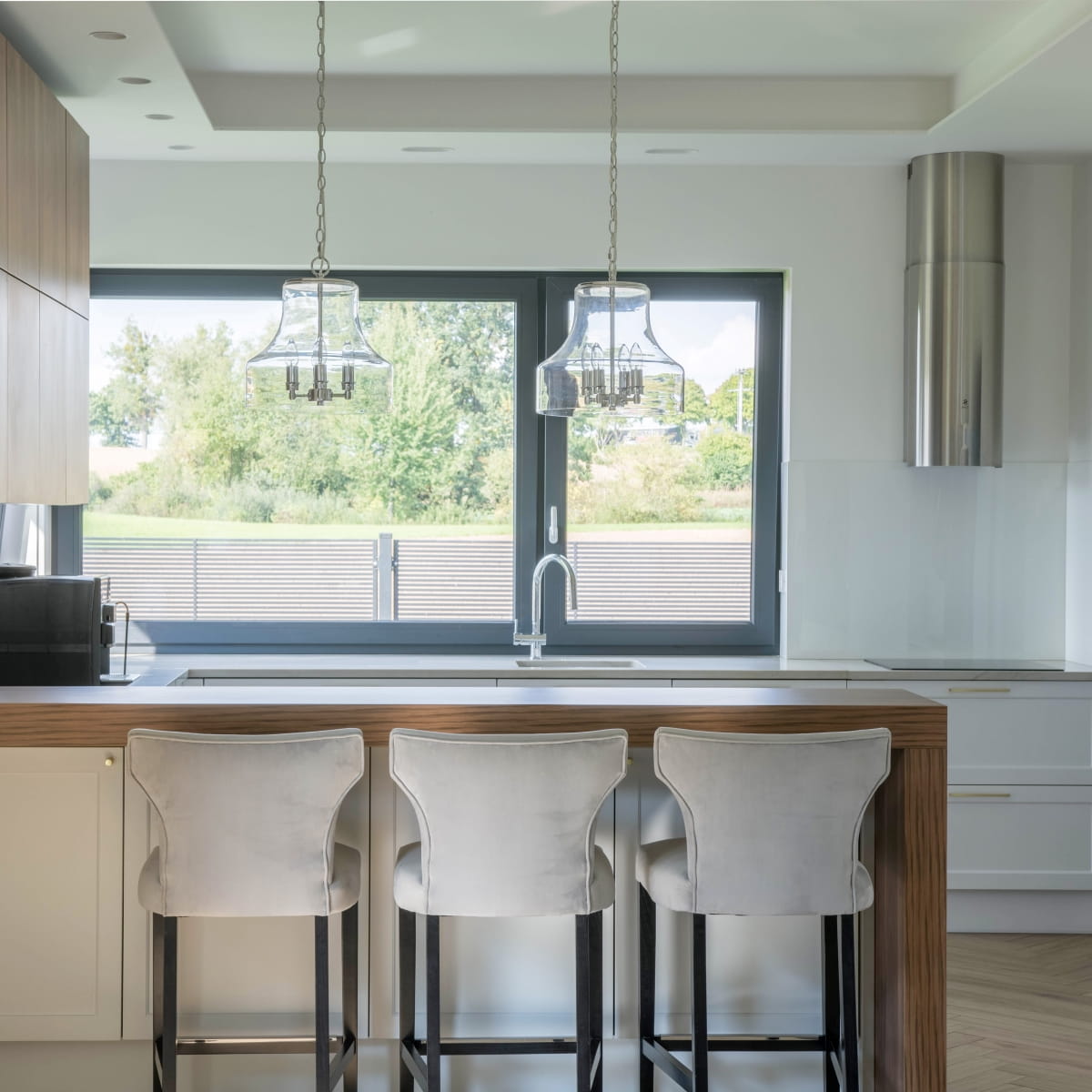 lampa wisząca kielich prague_p04458ch aranżacja kuchnia